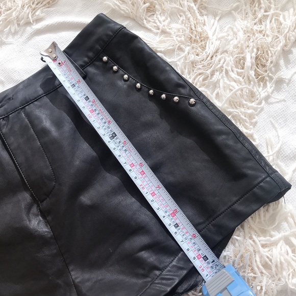 F21 Studded Faux High Waisted Leather Shorts 💕💕 - Picture 5 of 5